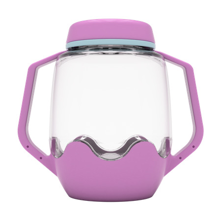 Glo Pals, Słoik sensoryczny do napełnienia wodą, kolor fioletowy