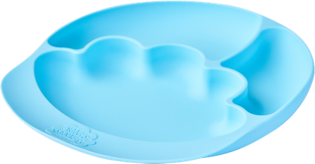Nana's Manners BLUE Talerz silikonowy z przyssawką