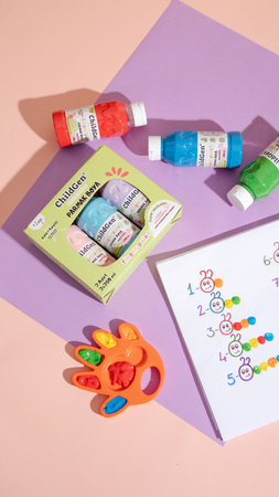 ChildGen, Paleta do malowania palcami w kształcie dłoni