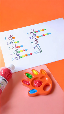 ChildGen, Paleta do malowania palcami w kształcie dłoni