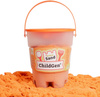 ChildGen, Piasek kinetyczny, 100% naturalny, 500g, kolor POMARAŃCZOWY