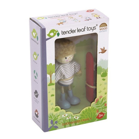 Laleczka Edward na deskorolce, Tender Leaf Toys