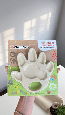 ChildGen, Paleta do malowania palcami w kształcie dłoni